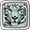 white tiger button